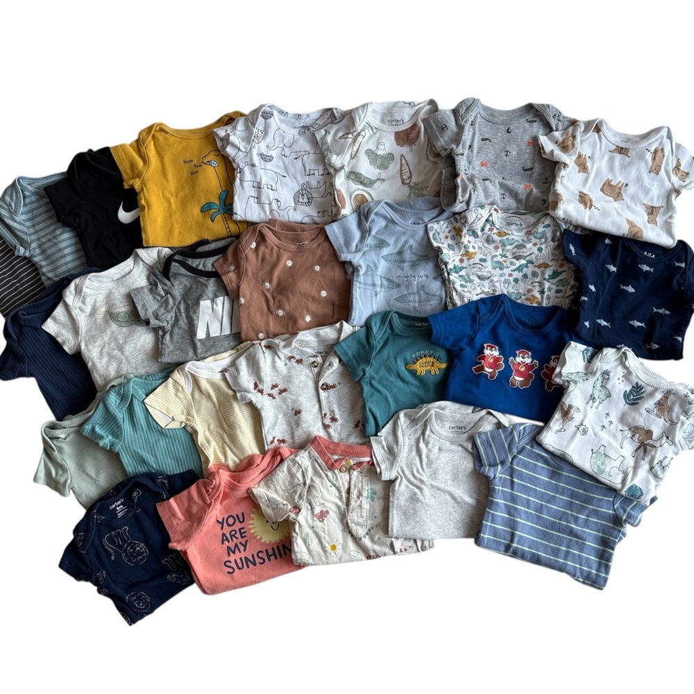 Assorted Baby Onesies Collection 3-6 Months
